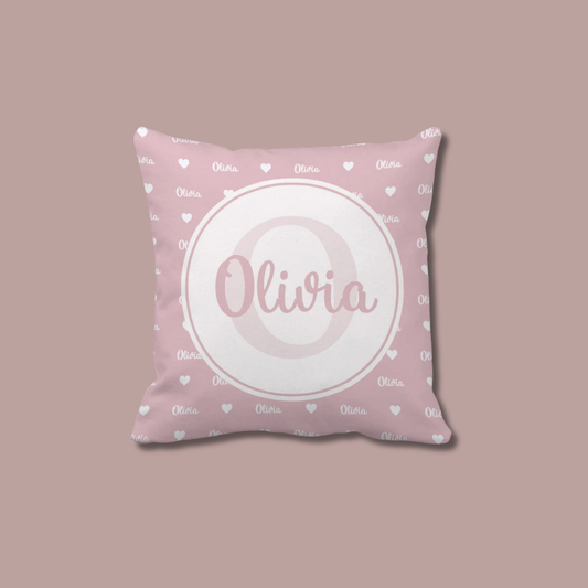 Personalized Blush Crib Bedding Set