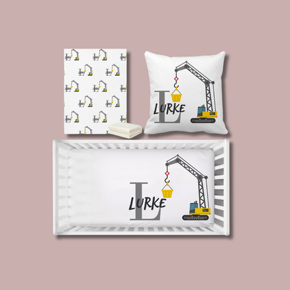 Personalized CraneDream Crib Bedding Set