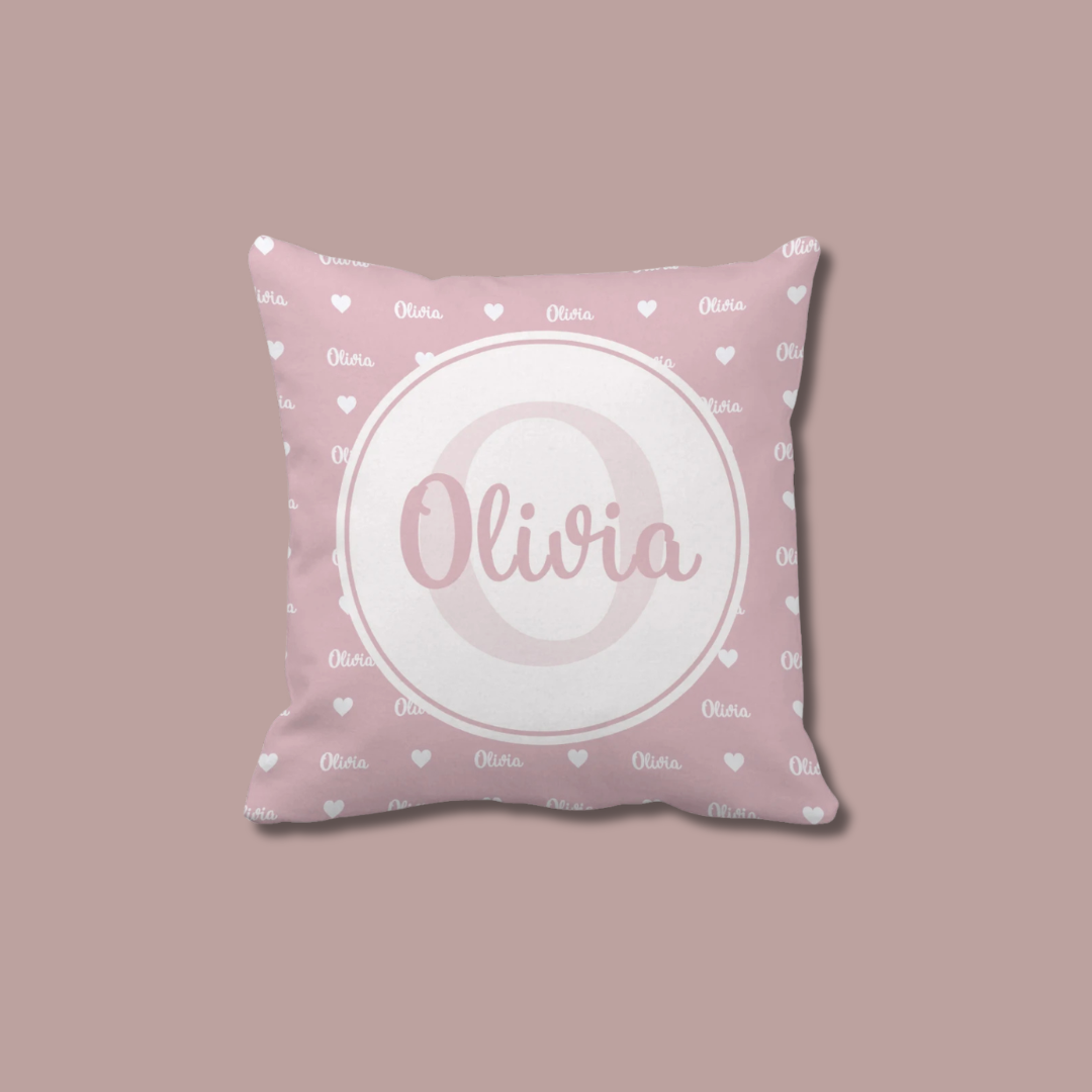 Personalized Blush Crib Bedding Set