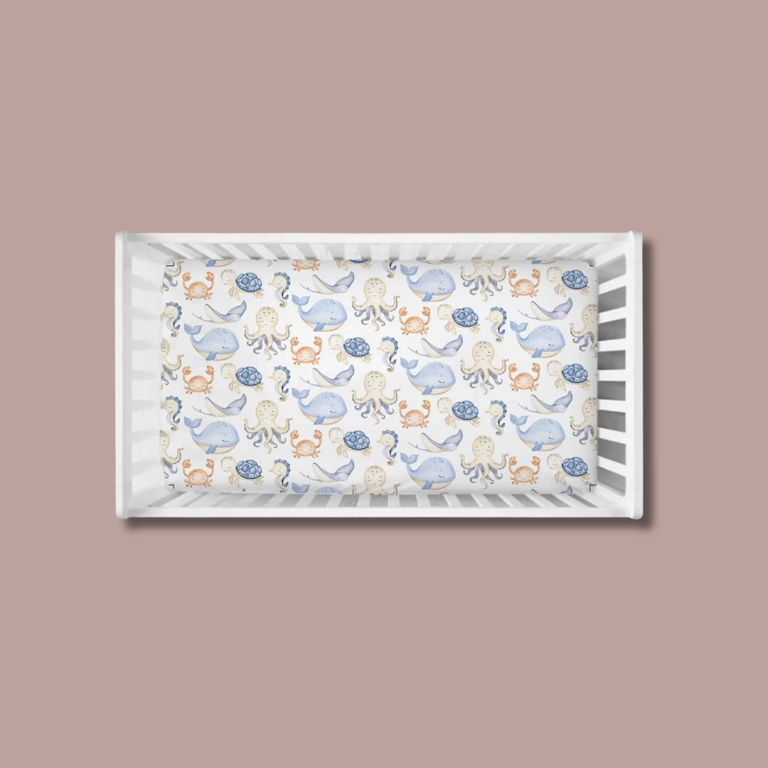 Personalized SeaDream Crib Bedding Set