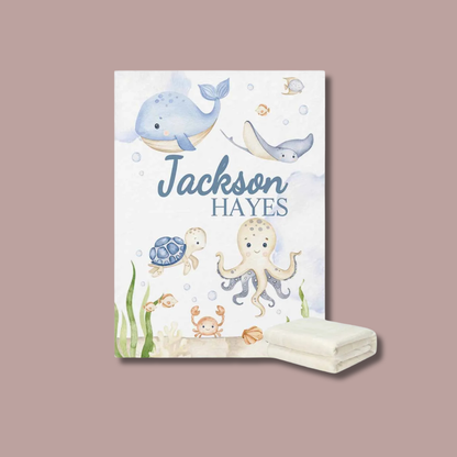 Personalized SeaDream Crib Bedding Set